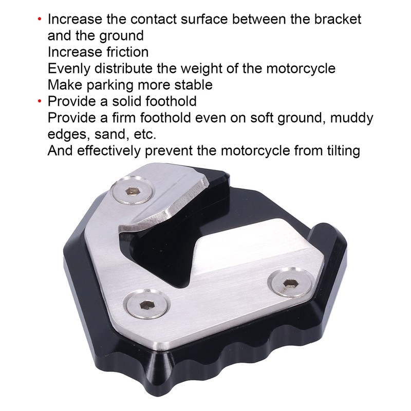 Kickstand Extension Enlarger Pad Non Slip Fit for S1000XR 20152018(NOT
