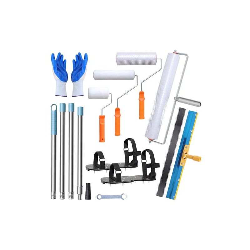 Self Leveling Cement Tool Kit- Epoxy Floor Tool Kit Includes