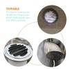 WOONEKY Exhaust Fan Cover Stainless Steel Rain Hat Round Air