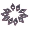 10Pcs/set CNC Carbide Tips Inserts Blade Cutter Lathe Turning Tool