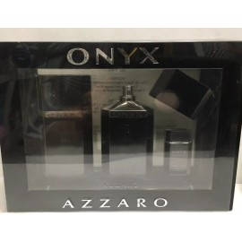 Azzaro Onyx for Men by Azzaro (Set of 3) 1.7 EDT + 1.7 aftershave+ 0.25 EDT NIB Men