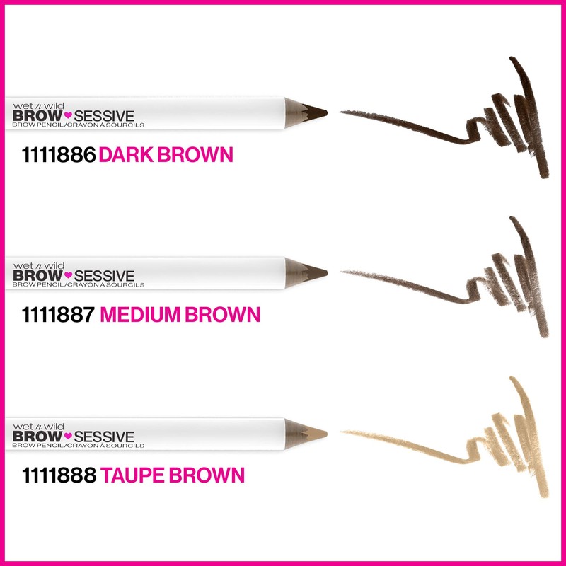 Markwins wet n wild, Brow-Sessive Brow Pencil, Dual-Ended Eyebrow Pencil