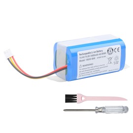 DGFTB 3400mah D071-INR-CH-4S1P MD-C30B Battery for Liectroux C30B C30B 2D C30B 2D Proscenic NEO 830P, NEO 820P, Blaupunkt BPK-VCBB1XB, Midea M4, V-tac VT-5555 VT-5556 WiFi Robot Vacuum Cleaner 14.4V