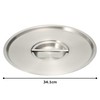 Murano (Murano) induction Stainless Steel Pan Lid 32 cm For ANB3506 