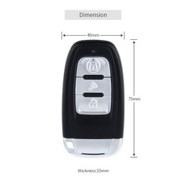 EASYGUARD EC003-1 PKE Passive Keyless Entry Car Alarm System Push Button Start Remote Start Starter DC12V