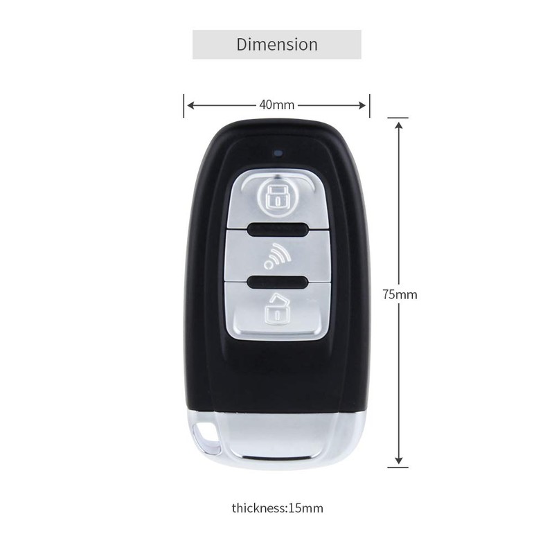 EASYGUARD EC003-1 PKE Passive Keyless Entry Car Alarm System Push