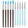 Clatoon 10Pcs Silicone Clay Sculpting Tool, Modeling Dotting Tool &