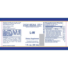 Pure Herbs: L-W - 1 oz.