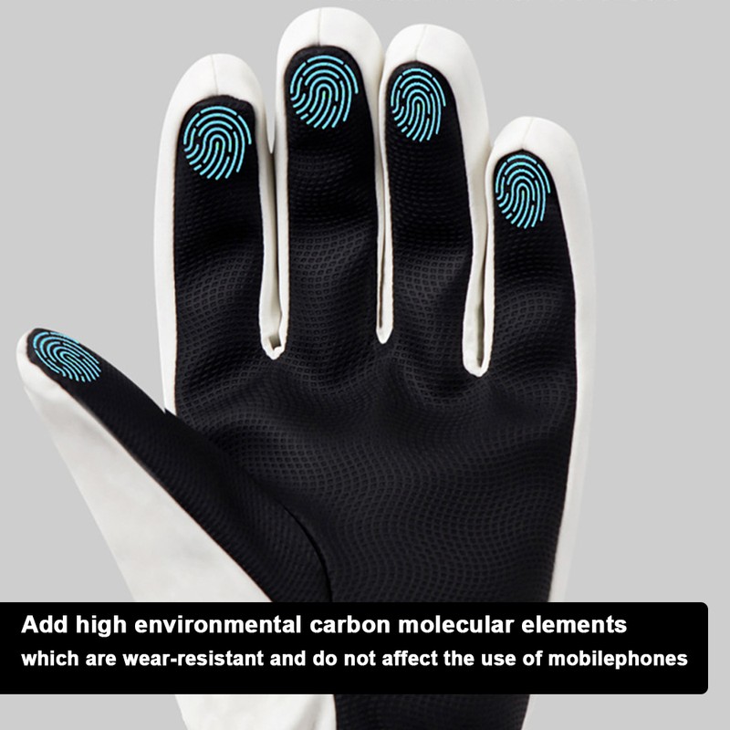 Waterproof Windproof Bike Gloves Winter Warm Touching Screen Cycle Gloves