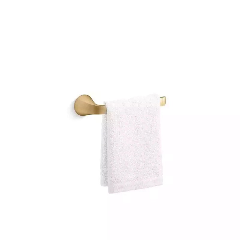 KOHLER R26689-2MB Cursiva Towel Ring Arm in Vibrant Brushed Moderne