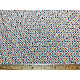 Fabric Cotton Fabric 30s Repro CUTE Tulips Daisies Michael Miller Fabrics FQ