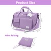 Travel Duffel Bag, Foldable Gym Bag Overnight Weekend Bags for