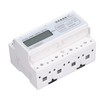 7 Digit LCD Electric Energy Meter 35mm DIN Rail Mounting