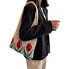 Anopo Women's Crochet Tote Bag Aesthetic Fairy Hobo Bag Flower
