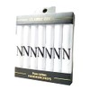 7 Pack Of Mens/Gentlemens White Satin Umrahmten Handkerchiefs With &