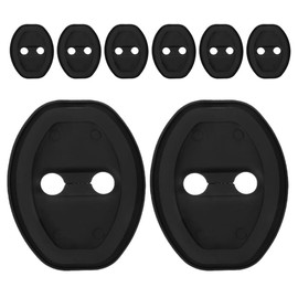 BESTYASH Funda Protectora De Silicona para Pestillos De Puerta De Coche 8 Piezas Almohadillas Anticolisión Universal para Protección contra Golpes Y Arañazos Fácil Instalación