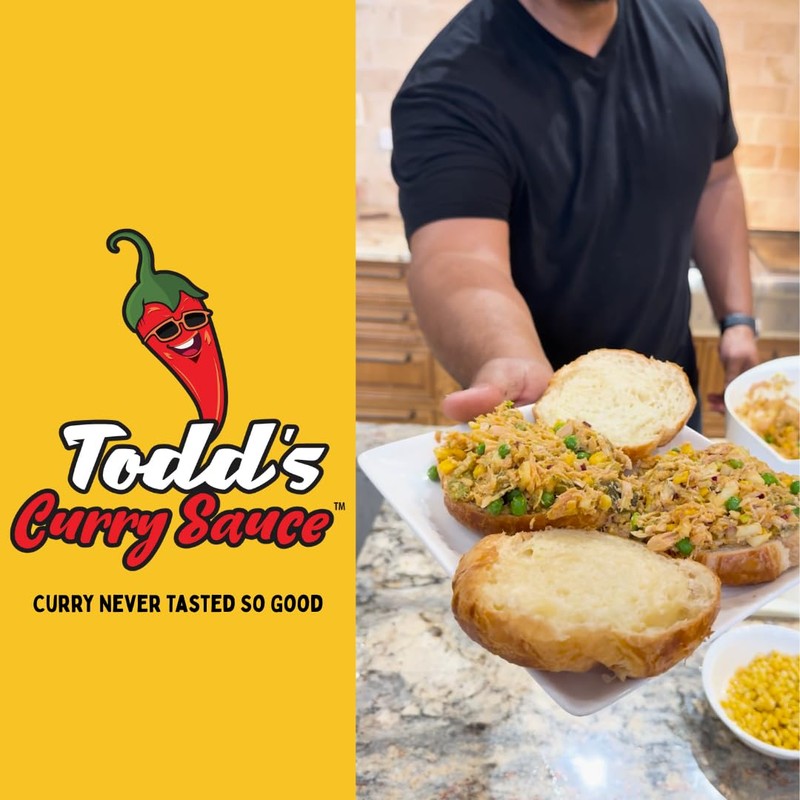 Todd's Curry Sauce (12oz) | Sweet Curry with Mild Spice