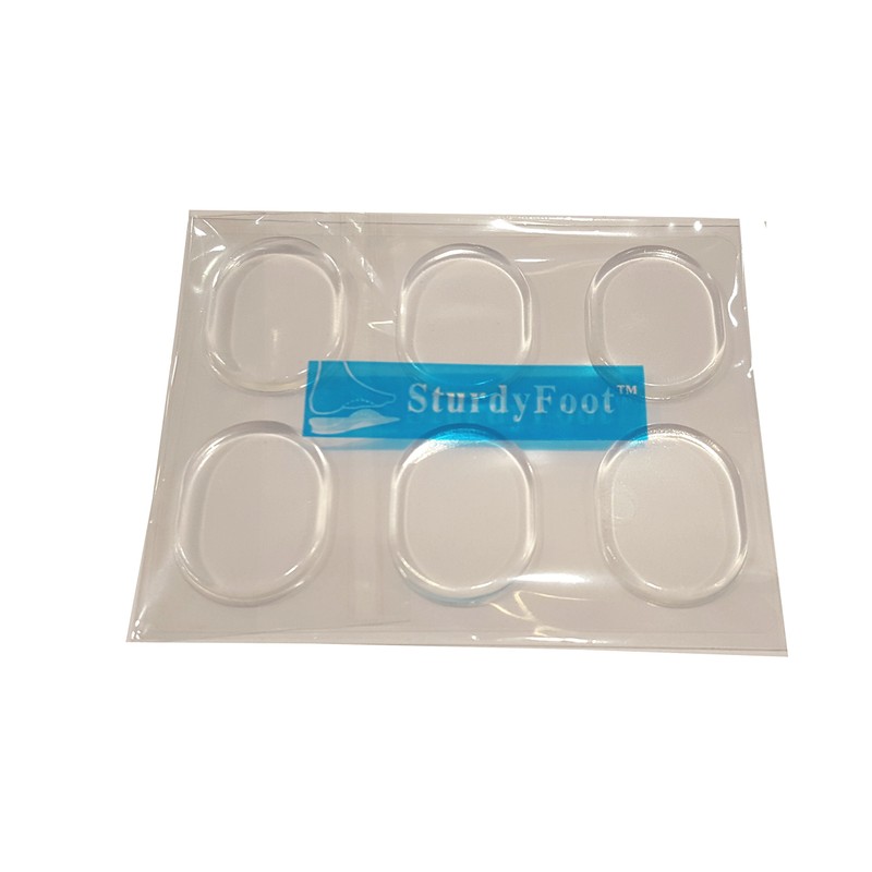 SturdyFoot Silikon-Blister-Pads, Gel-Punkte für Fußdruck, Schutz und Reibungsentlastung (4)