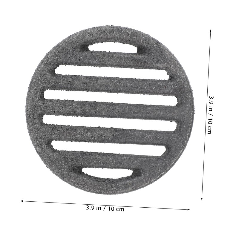 SHOWERORO Efficient Round Fire Grate for Stove Chimney Versatile Fire