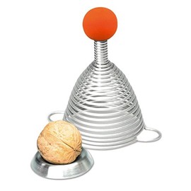 Take2 NAOMI Nutcracker Stainless Steel with Orange Rubber Ball