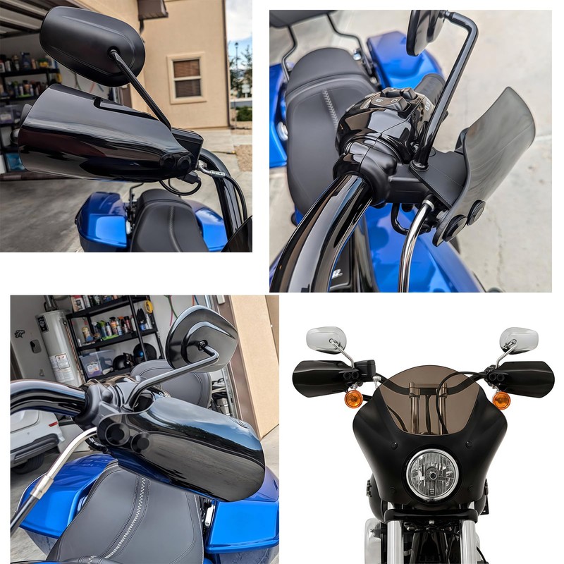 FWXEOZ Motorcycle Handguards for Touring Street Road Glide/Softail Street Bob