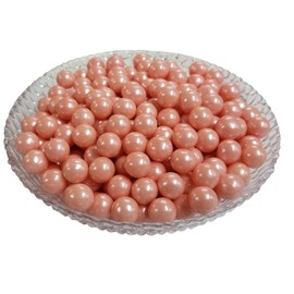 Gumballs Glimmer Pink Bubble Gum 2 Pounds 0.5 inch Mini Gumballs 16mm