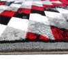 Flash Furniture Teagan 63.6" x 87.6" Diamond Olefin Fabric Area