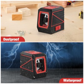 Laser Level with Tripod，100 Ft Manual Self leveling Laser Level, Green Cross Line Rotary Lasers，Use for Picture Hanging Floor Construction Tile Wall Home Renovation, Indoor Project, Battery Included