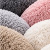 Round Plush Pet Bed for Dogs & Cats – Soft