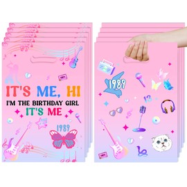 Qonuaz Music Birthday Bags - 60pcs Pop Music Party Favor Goodie Bag