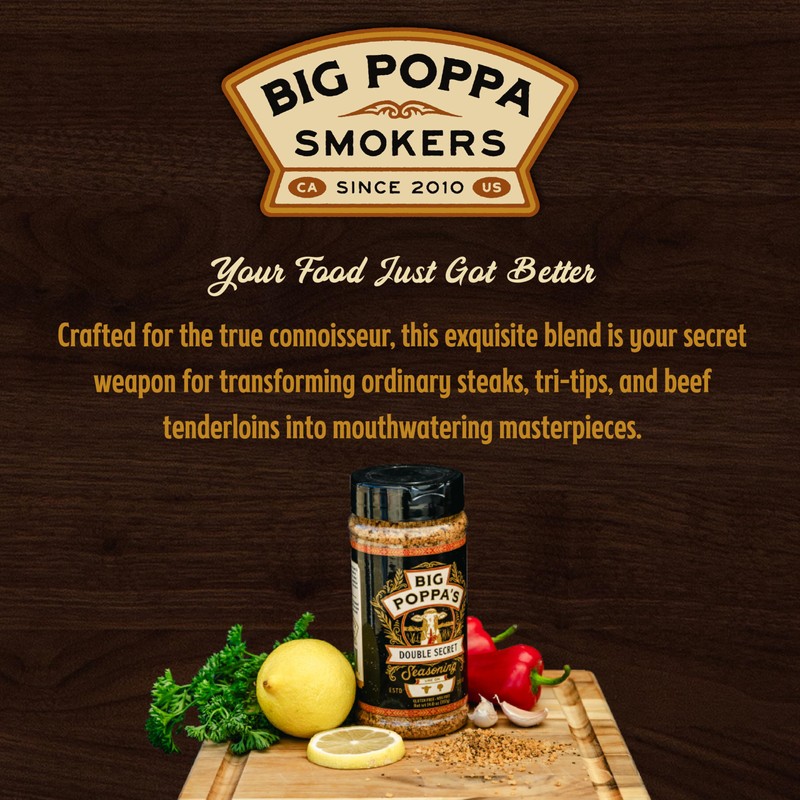 Big Poppa’s Double Secret Steak Seasoning – Prize-Winning Steak Rub