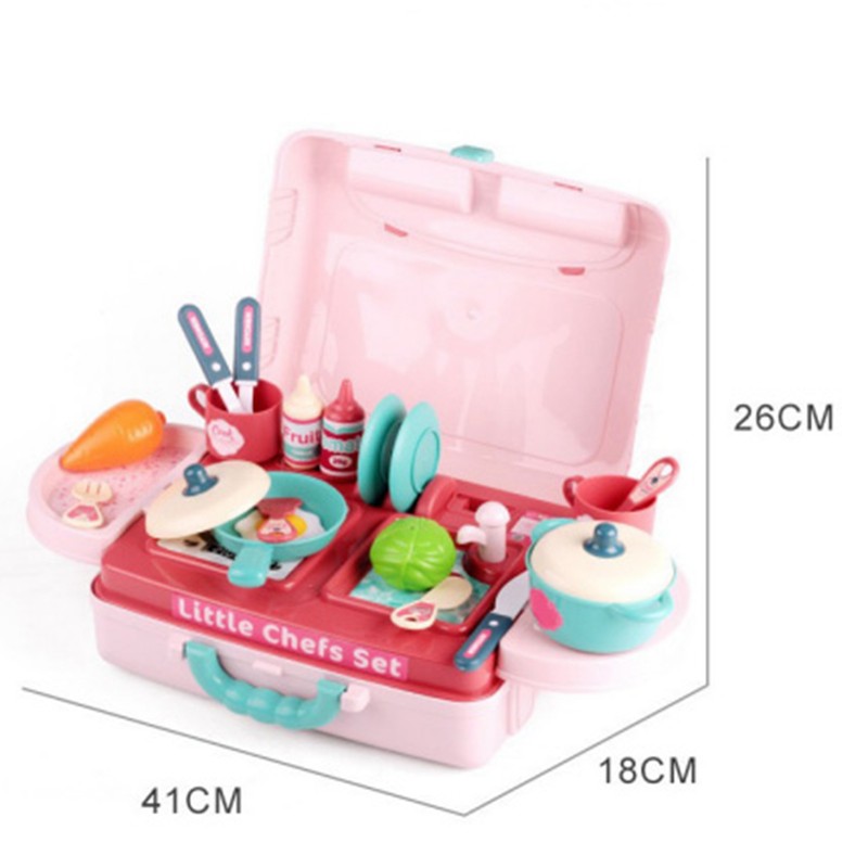 30pcs Kitchen Toy Playset Educational Interactive Skill Development Safe Kitchen