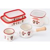 Fuji Hollow Monchhichi Shallow Type Square Container L 1.6L Lets!