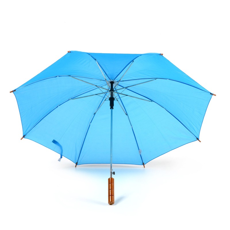 Jollybrolly Sky Blue Straight Stick Lightweight Auto Open Umbrellas- 65cm