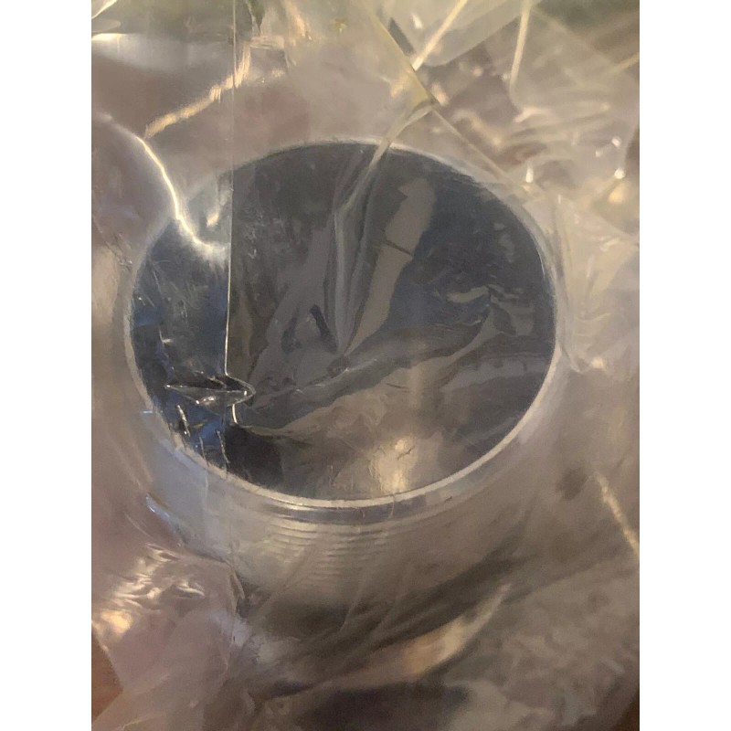 Grainger 5P734C Black Steel Pipe Nipple 2" x 3" Threaded