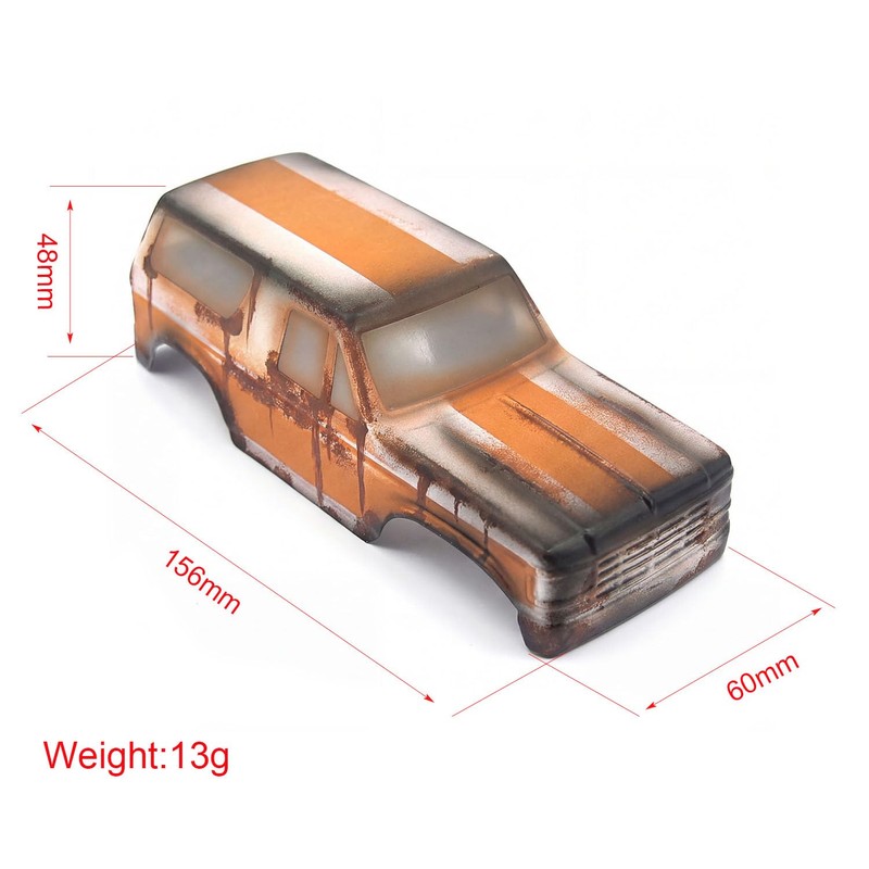 HOT TEAM Hobby Axial 1/30 RC Crawler Plastic Clear Body