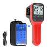 Pyrometer, Rechargeable Touch Screen Laser Thermometer with Bluetooth -58°F to