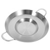 BESTonZON Concord Stainless Steel Comal Frying Bowl Cookware (19.6"), Mexican