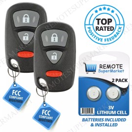 RemoteSuperMarket 2 Replacement for OUCG8D-246S-A 2004 2005 2006 Suzuki XL7 Remote Car Keyless Fob