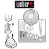 Weber # 70359 Fixed Caster with Insert