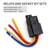 Vkinman 2 Pcs Relay Harness 5-Pin 5 Wire 80A 12V