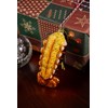 2pcs Blown Glass Lobster Tail Ornaments for Christmas Tree
