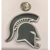 MSU Michigan State Spartans Vintage Embroidered Iron On Patch 3"