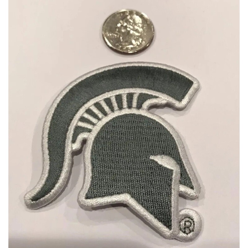 MSU Michigan State Spartans Vintage Embroidered Iron On Patch 3"