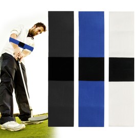 3 PcsGolf Swing Training Aid Arm Bands, Golf Connection Bands, Golf Training Aids Arm Strap Trainers, ProfessionalGolf Grip Training Aid for Beginners Experienced Golfers Men Women(3 Colors)