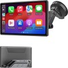 Eoyaa Wireless CarPlay Screen for Car - Portable Dash 9"