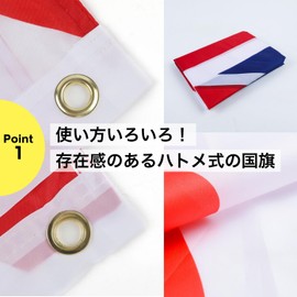 Flag World Flag Grommet Flag 35.4 x 59.1 inches (90 x 150 cm), For Pole Mounting, Metal Hole NYANDELMO (97. Solid White)