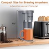 Horavie Small Single Serve Coffee Maker, Fast Brew One Cup