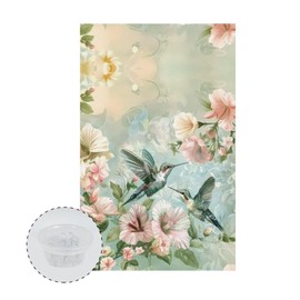 Xorudoydet Hummingbird Hibiscus Pattern Recliner Headrest Protectors, Anti-Wear Sofa Headrest Protective Cover for Furniture Slipcovers Headrest Cover for Sofa Furniture Chair Theater Seat