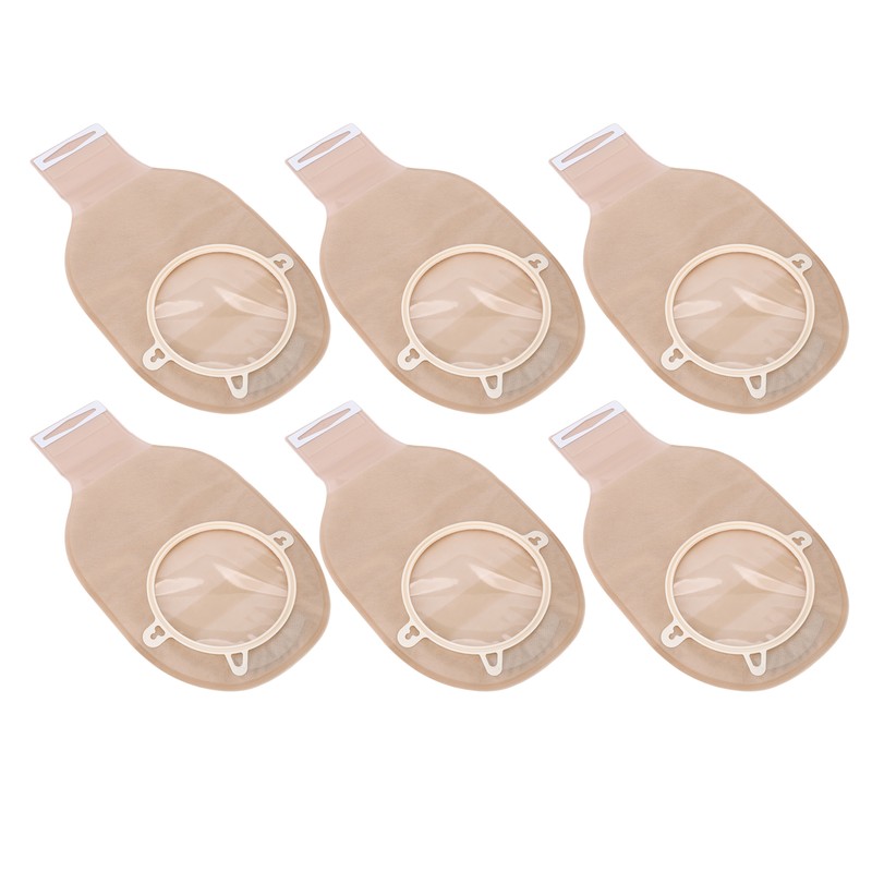 20pcs Drainable Colostomy Pouch Odor Repellent Film Double Sided Soft